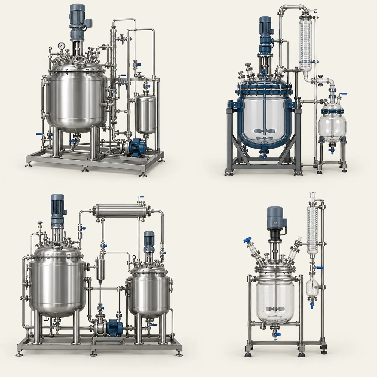 Representative pilot polymer synthesis reactor — illustration